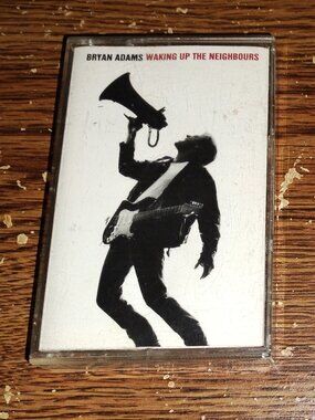 Bryan Adams- Waking Up the Neighbours on cassette (A & M Records, 1991)